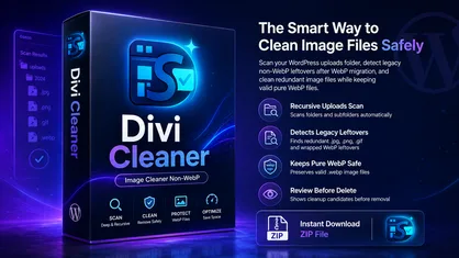 Divi Cleaner Image File Upload