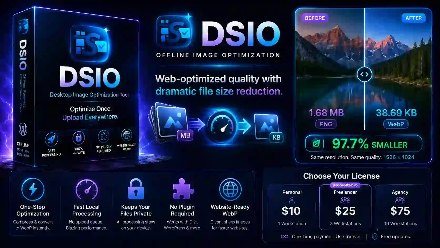 Divi Solutin Image Optimzer