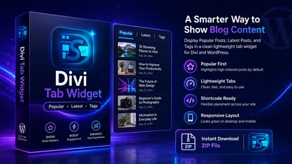 Divi Tab Widget